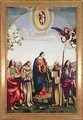 Annunciation and Saints - Francesco Francia