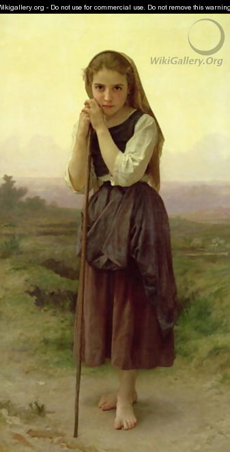 A Little Shepherdess 1891 - William-Adolphe Bouguereau