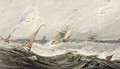 Boats on a Stormy Sea - Francois Louis Thomas Francia