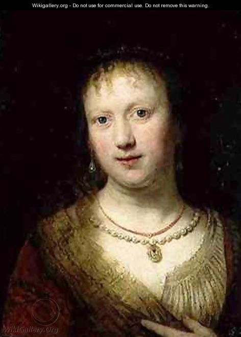 Portrait of Saskia - Johann Andreas Joseph Francke