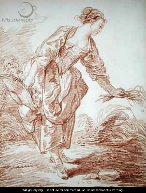 La Jardiniere - (after) Fragonard, Jean-Honore
