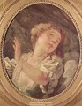 Young Woman Turning Away or La Resistance - Jean-Honore Fragonard