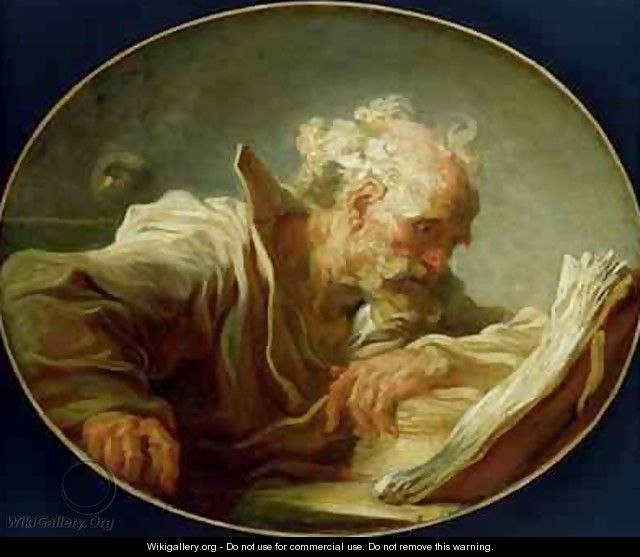 A Philosopher - Jean-Honore Fragonard