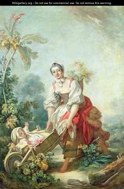 The Joys of Motherhood - Jean-Honore Fragonard