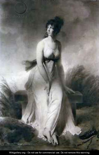 Portrait of La Citoyene D - Alexandre Evariste Fragonard