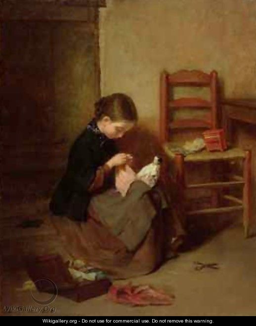 The Little Dressmaker - Edouard Frère