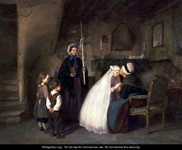 The First Communion - Edouard Frère