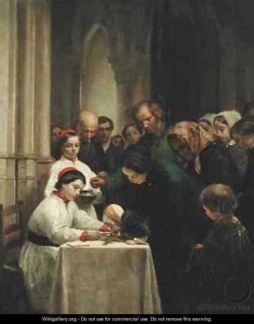 Good Friday in Notre Dame Church - Edouard Frère