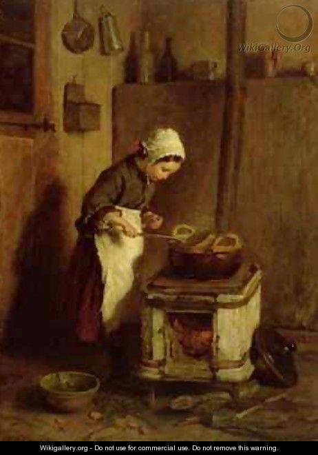 The Little Housekeeper - Edouard Frère