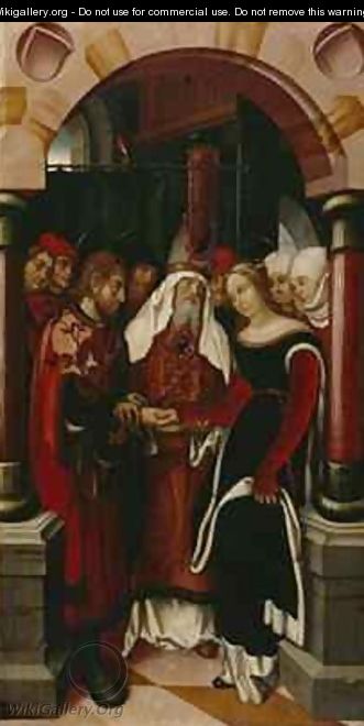 The Betrothal of Mary to Joseph - Hans Fries