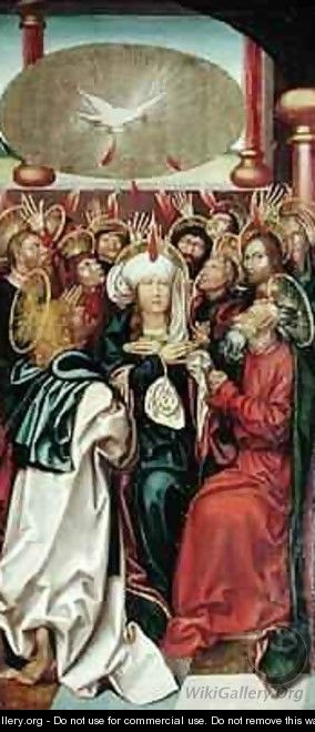 Bugnon Altarpiece Pentecost - Hans Fries