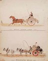 The Dead Horse Cart and the Brewers Dray - William Francis Freelove