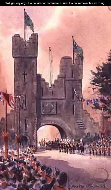 Queen Victoria Parades around Dublin - William Percy French