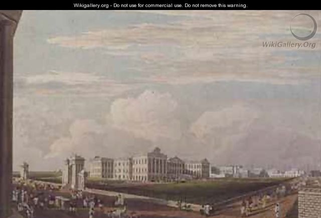 A View of Government House Calcutta - (after) Fraser, James Baillie