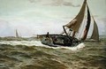 A Fishing Boat in a Stiff Breeze - John Fraser