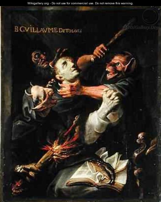 The Blessed Guillaume de Toulouse 755-812 Tormented by Demons - Ambroise Fredeau
