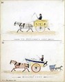 The Ice Merchants Cart and the Millers Cart - William Francis Freelove
