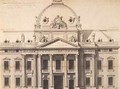 Design for the Ecole Militaire Paris - Ange-Jacques Gabriel