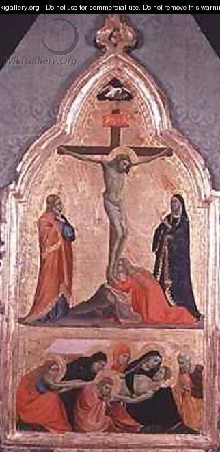 The Crucifixion and the Lamentation - Taddeo Gaddi