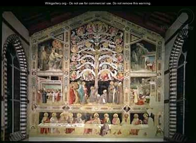 The Tree of Life and The Last Supper 2 - Taddeo Gaddi