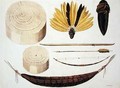 Tools weapons and utensils of Puri and Botocudos tribes Rio Grande region - Paolo Fumagalli