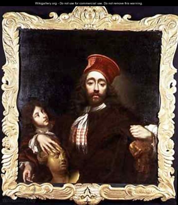 Portrait of the Artist and his Son - Isaac Fuller