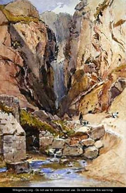 The Castalian Spring Delphi - John Fulleylove