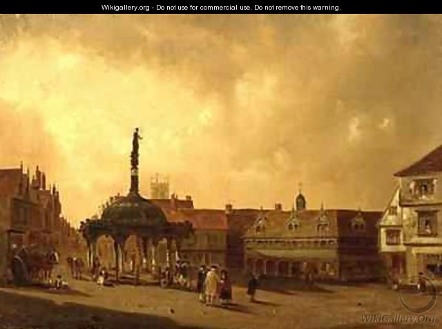 View of The Cornhill Ipswich - George Frost