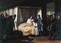 Louis de Bourbon 1775-1844 Duc dAngouleme visiting the hospital in Chiclana during the French expedition in Spain in 1823 to restore Ferdinand VII 1784-1833 - Nicolas Sebastien Froste