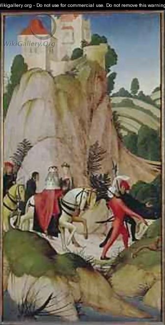 Scene from the Legend of St Leopold - Rueland the Younger Frueauf