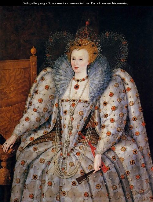 Portrait of Queen Elisabeth I - Marcus The Younger Gheeraerts