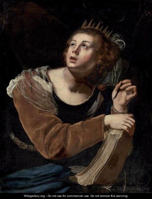 St Catherine of Alexandria 2 - Artemisia Gentileschi
