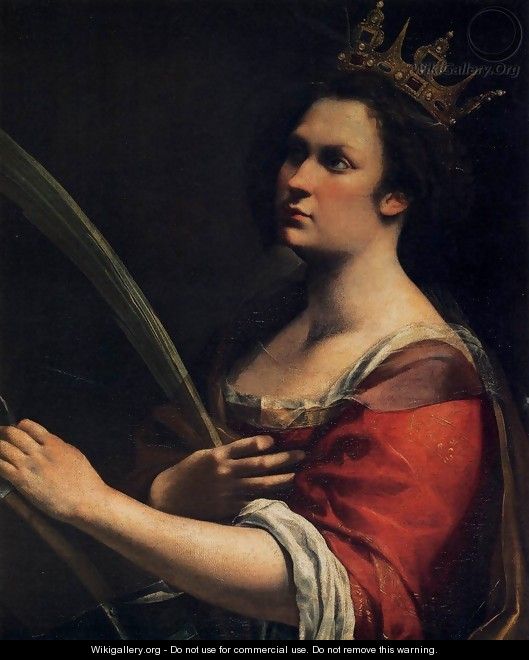 St Catherine of Alexandria - Artemisia Gentileschi