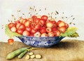 Chinese Porcelain Plate with Cherries - Giovanna Garzoni