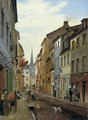 The Parochialstrasse in Berlin - Eduard Gaertner