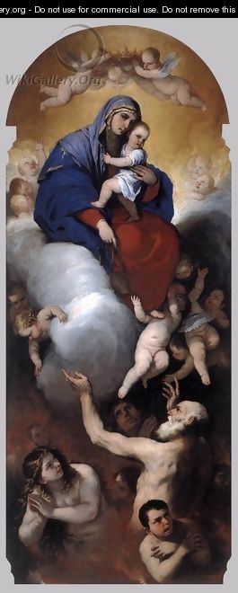 Virgin and Child with Souls in Purgatory - Luca Giordano