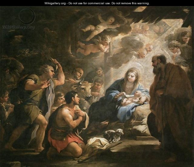 Adoration of the Shepherds - Luca Giordano