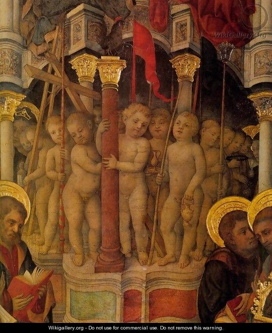 Coronation of the Virgin (detail) - Michele (di Taddeo di Giovanni Bono) Giambono