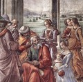 Zacharias Writes Down the Name of his Son (detail) - Domenico Ghirlandaio