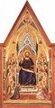 The Stefaneschi Triptych Christ Enthroned - Giotto Di Bondone