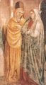 Scenes from the Life of St John the Baptist 1. Annunciation to Zacharias (detai - Giotto Di Bondone