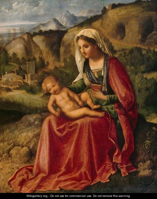 Virgin and Child in a Landscape - Giorgio da Castelfranco Veneto (See: Giorgione)