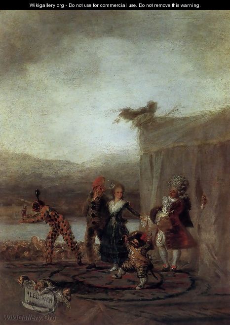 The Strolling Players - Francisco De Goya y Lucientes