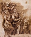 Victory, Janus, Chroonos, and Gaea - Giulio Romano (Orbetto)