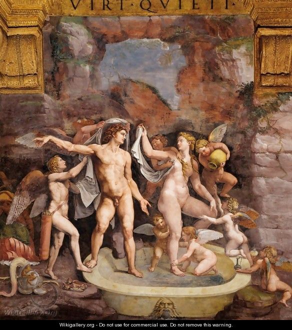 Venus and Mars Bathing - Giulio Romano (Orbetto)