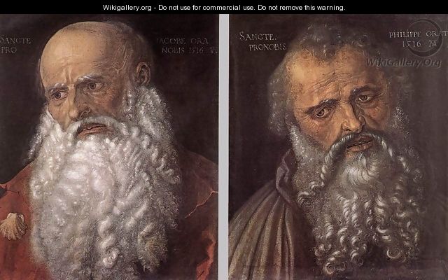 The Apostles Philip and James 2 - Albrecht Durer