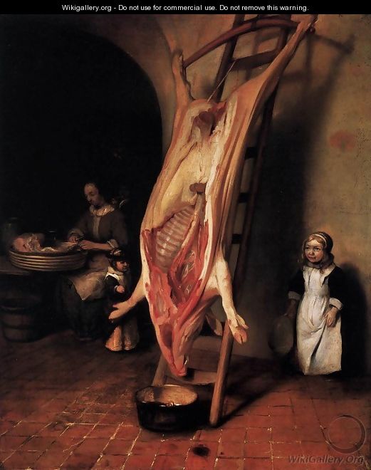 The Slaughtered Pig - Barent Fabritius