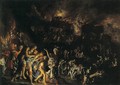 The Burning of Troy - Adam Elsheimer