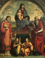 Madonna and Child with Sts Lawrence and Jerome - Francesco Francia