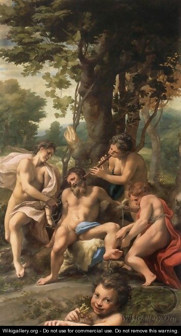 Allegory of Vices - Correggio (Antonio Allegri)